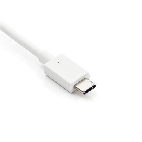 USB-C to HDMI Adapter - 4K 60Hz - Ultra HD Video Converter for MacBook & Laptop - White