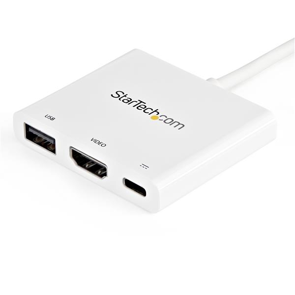 USB-C Multiport Adapter with 4K HDMI, USB 3.0, PD Charging for MacBook and Laptops