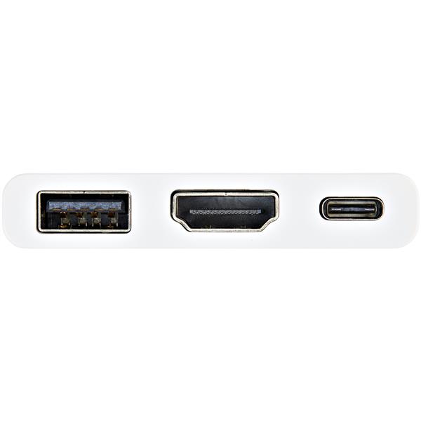 USB-C Multiport Adapter with 4K HDMI, USB 3.0, PD Charging for MacBook and Laptops