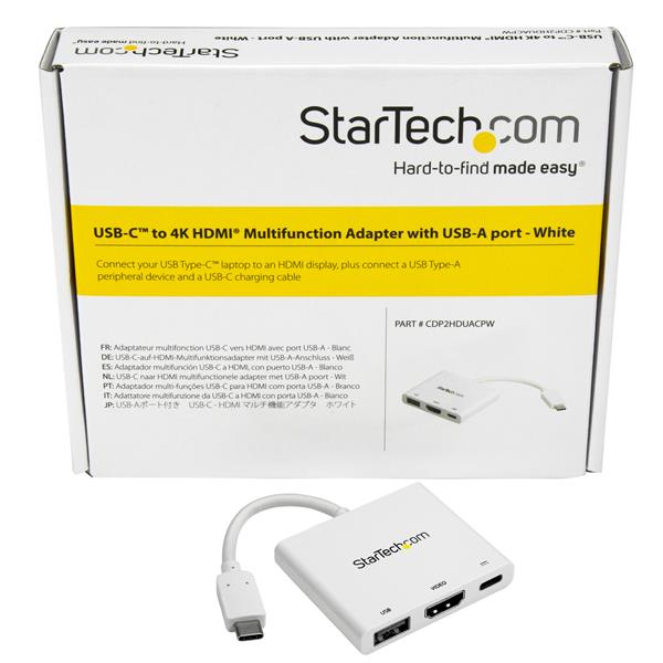 USB-C Multiport Adapter with 4K HDMI, USB 3.0, PD Charging for MacBook and Laptops