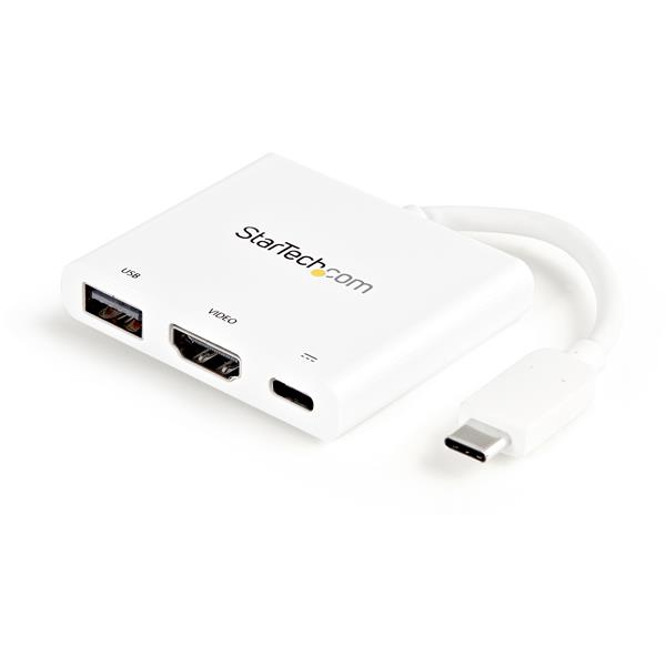 USB-C Multiport Adapter with 4K HDMI, USB 3.0, PD Charging for MacBook and Laptops