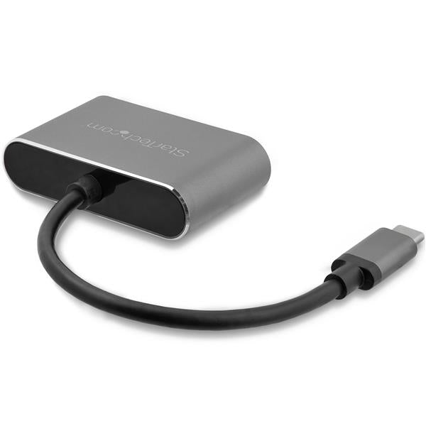 USB C to VGA and HDMI Adapter - Aluminum - USB-C Multiport
