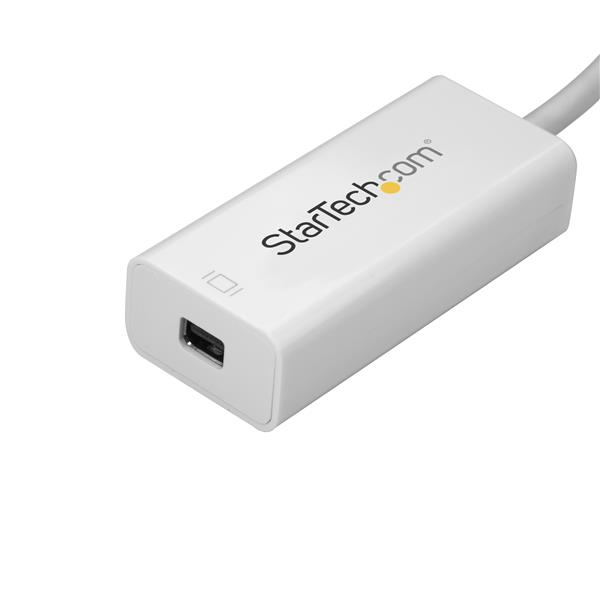 USB-C to Mini DisplayPort adapter enables 4K 60Hz video output for MacBook, Chromebook, and iPad Pro connections.