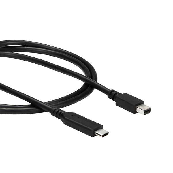 1m USB-C to Mini DisplayPort Cable for 4K 60Hz visuals, compatible with Thunderbolt 3, ideal for gamers and creatives.
