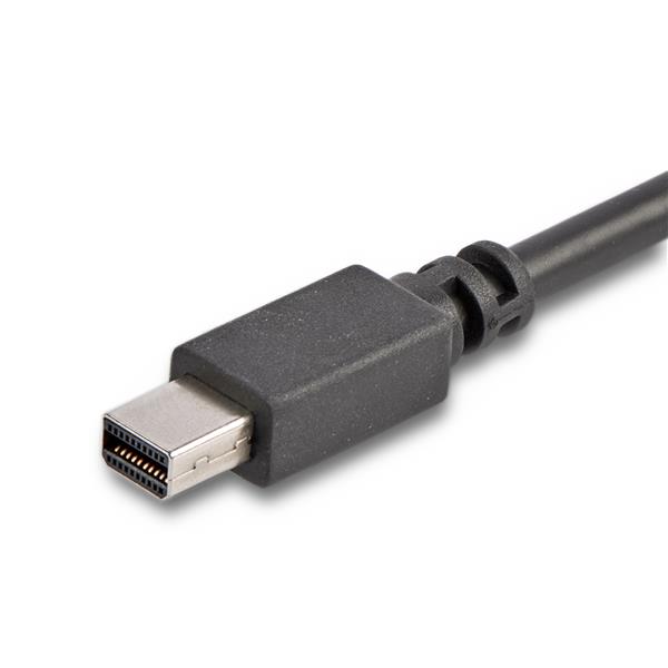6' USB-C to Mini DisplayPort Cable - 4K 60Hz Ultra HD - Thunderbolt 3 Compatible - Black
