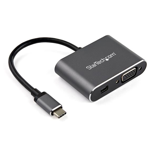 4K USB-C Multiport Video Adapter - Mini DisplayPort & VGA - HDR Ready for Mac & Laptop