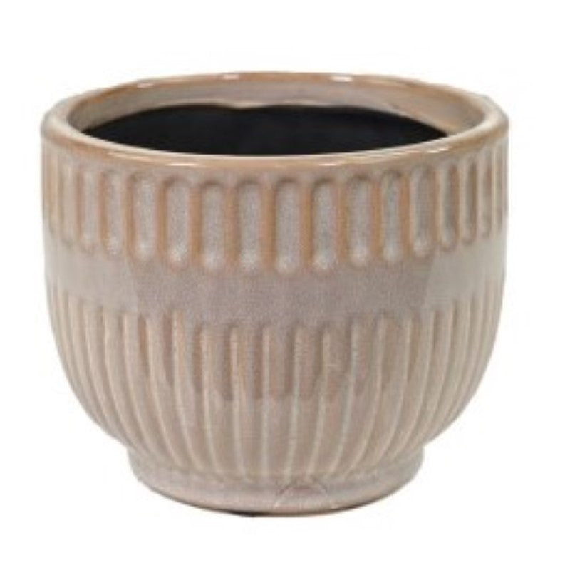 Vase / Planter - Ceramic round pot H105xD14cm