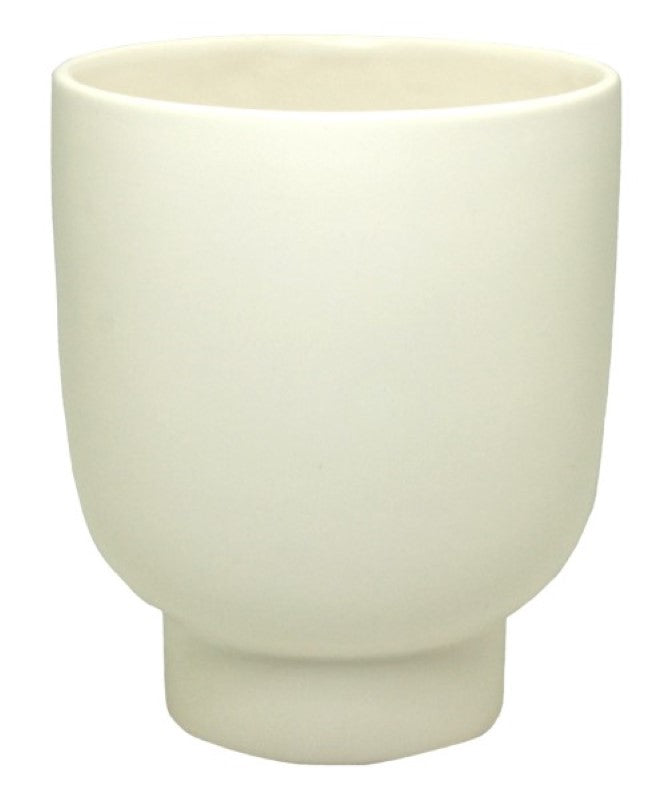 Vase / Planter - Ceramic Vase in Matt White