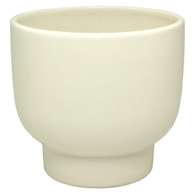 Vase / Planter - Ceramic Pot in Matt White