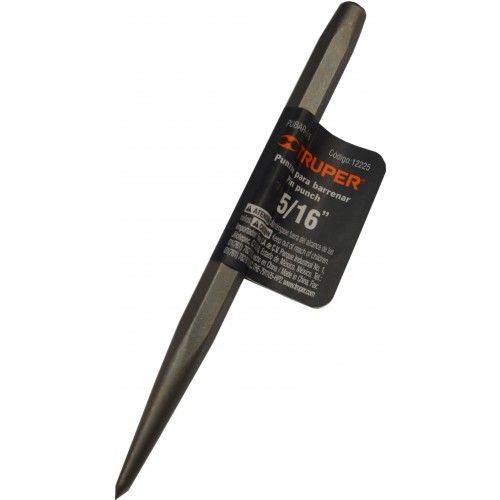 Truper Chrome Steel Centre Punch (127mm) for precision marking on various surfaces, crafted for durability and accuracy.