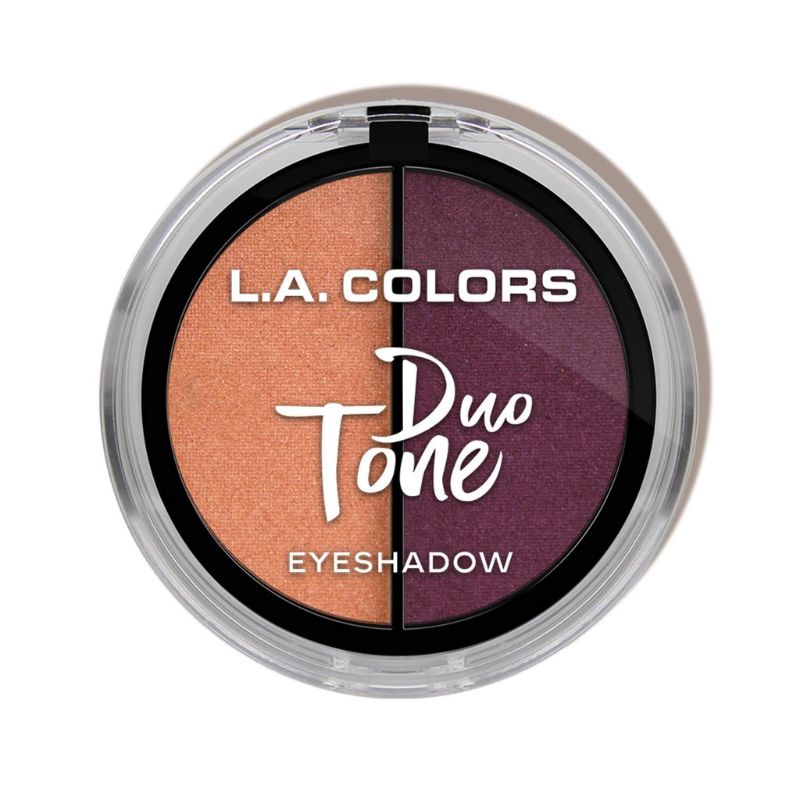 LA Colors Duo Tone Eyeshadow - Allure features 16 harmonious shades for versatile looks, including mirror and applicator.