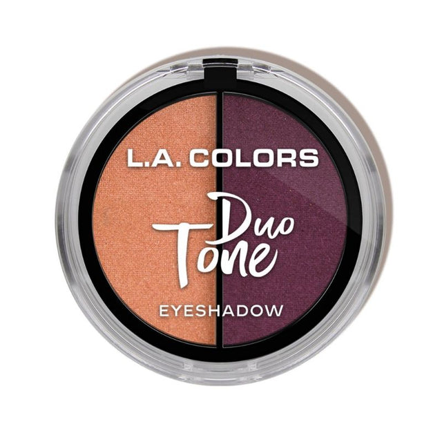 LA Colors Duo Tone Eyeshadow - Allure features 16 harmonious shades for versatile looks, including mirror and applicator.
