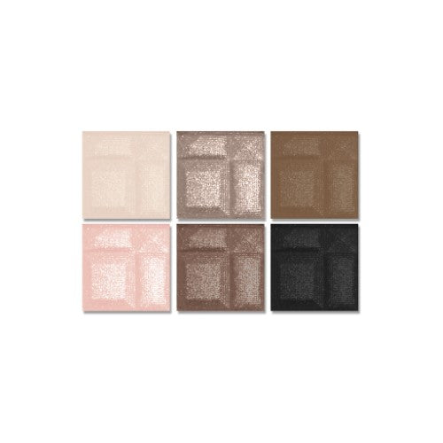 6 Color Eyeshadow Palette - LA Colors In The Nude with six vibrant shades for versatile eye looks and easy application.