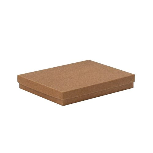 Gift Boxes - Cotton Fill Box Natural Kraft 140x178x25mm 50/ctn