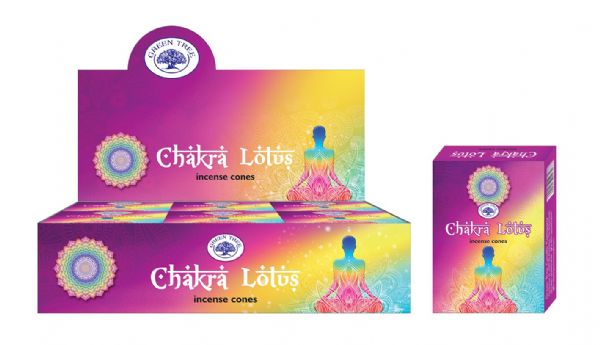 Green Tree Chakra Lotus Cones