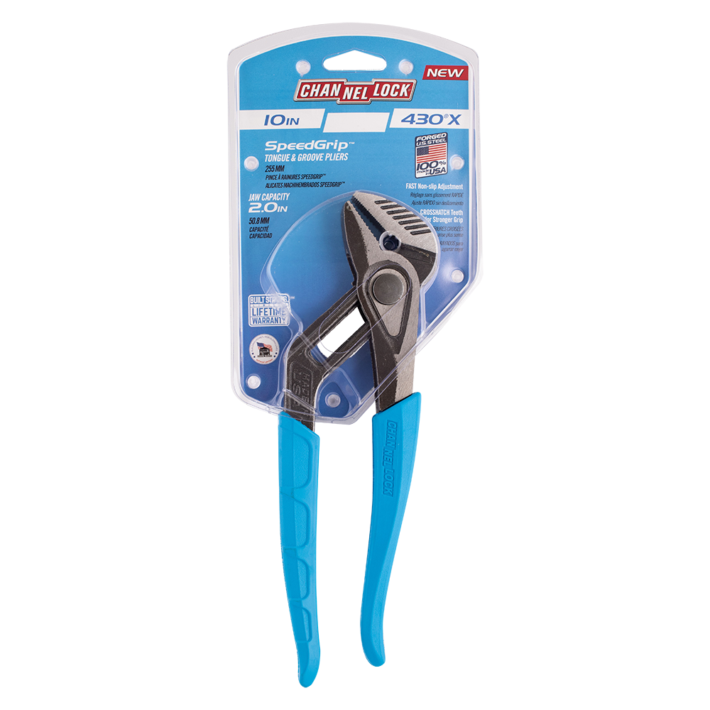 CHANNELLOCK 241mm SpeedGrip™ Tongue & Groove Plier