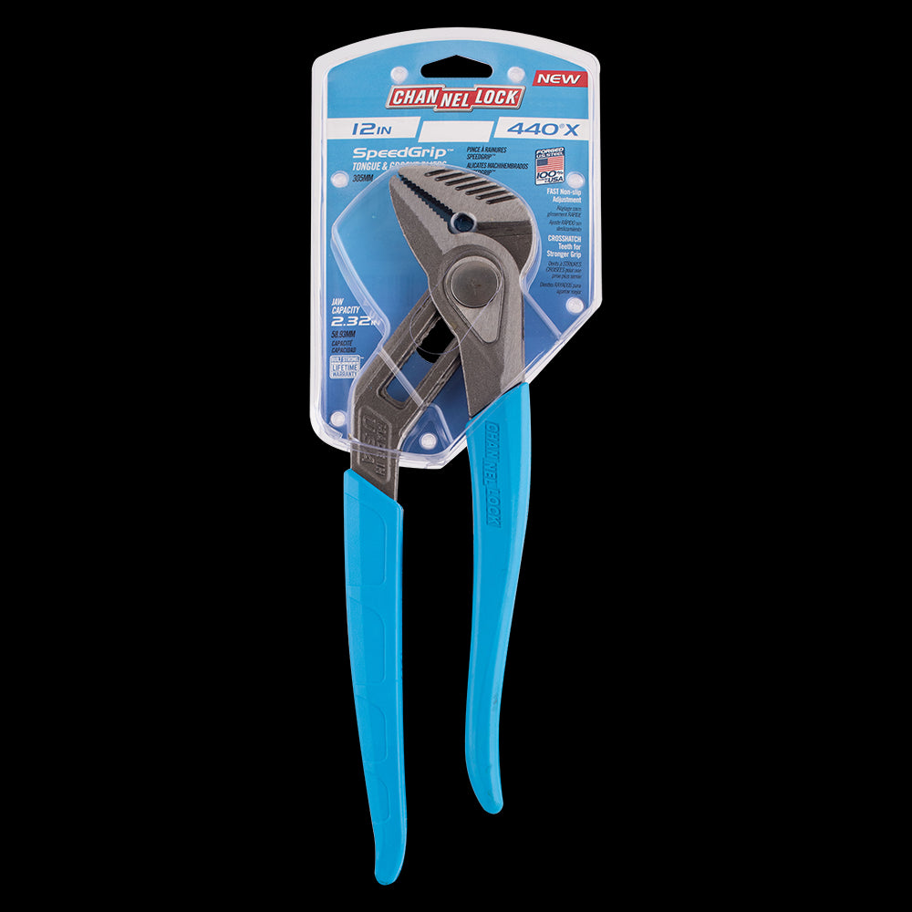 CHANNELLOCK 305mm SpeedGrip™ Tongue & Groove Plier