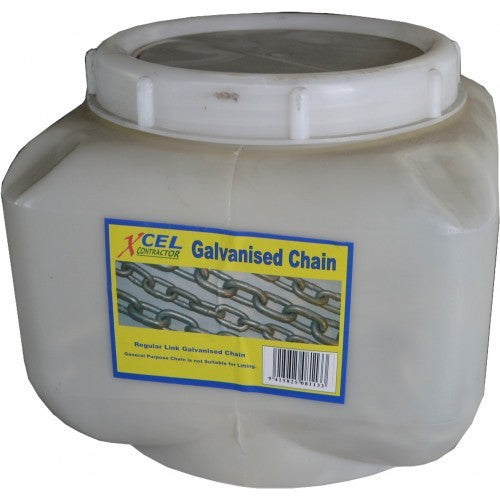 Chain Xcel Hd Galv 25 Kg Polypail 5.0mm (55m)