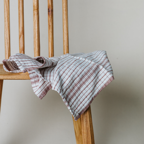 Tea Towel - Country Home Dobby 175gm/pc (Brown)