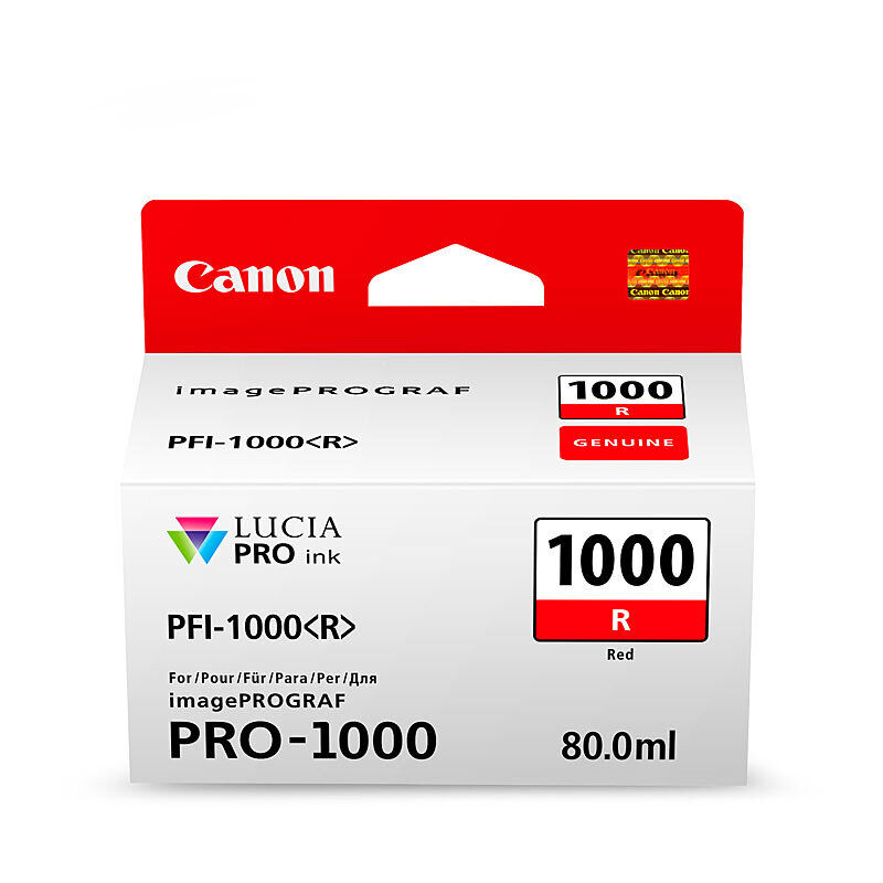Canon PFI1000R Red Ink Cartridge