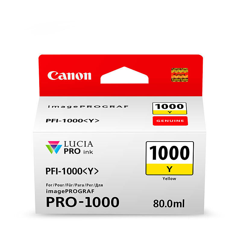 Canon PFI1000Y Yel Ink Cartridge