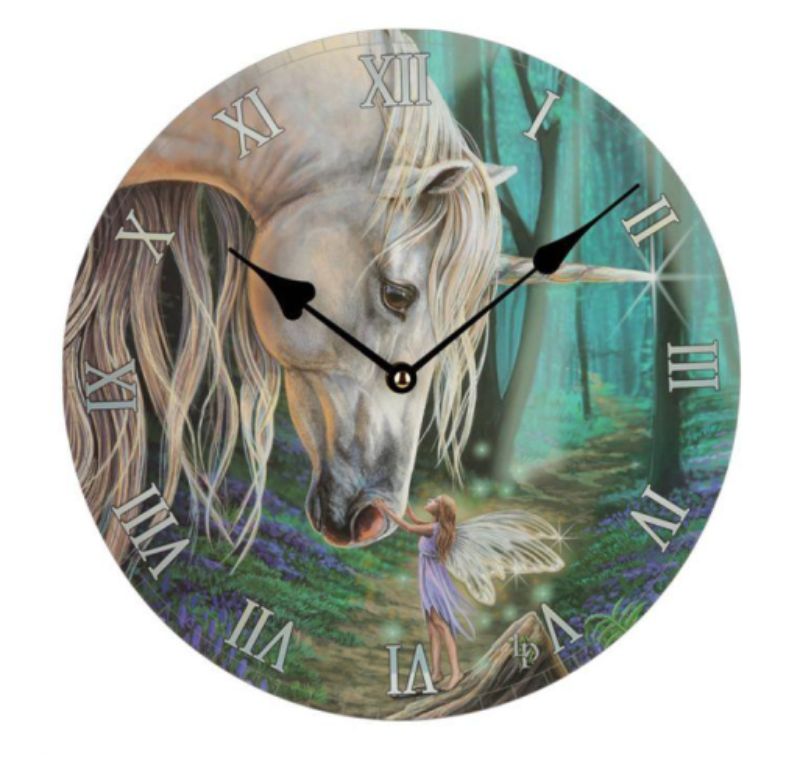 Clock - Lisa Parker Fairy Whispers Unicorn Picture
