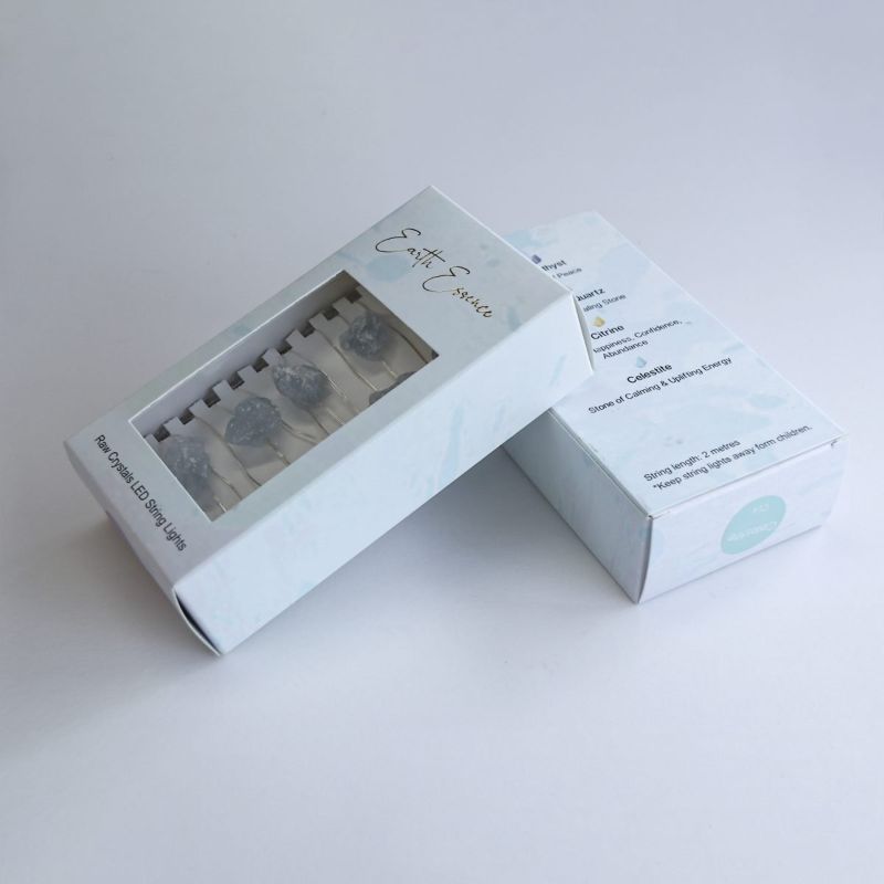 Crystal Fairy Lights - Celestite