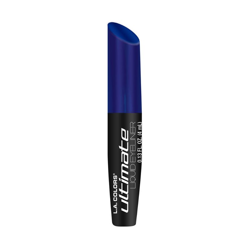 LA Colors Ultimate Liquid Eyeliner in Black with tapered brush for precise lines and long-lasting, smudge-resistant wear.