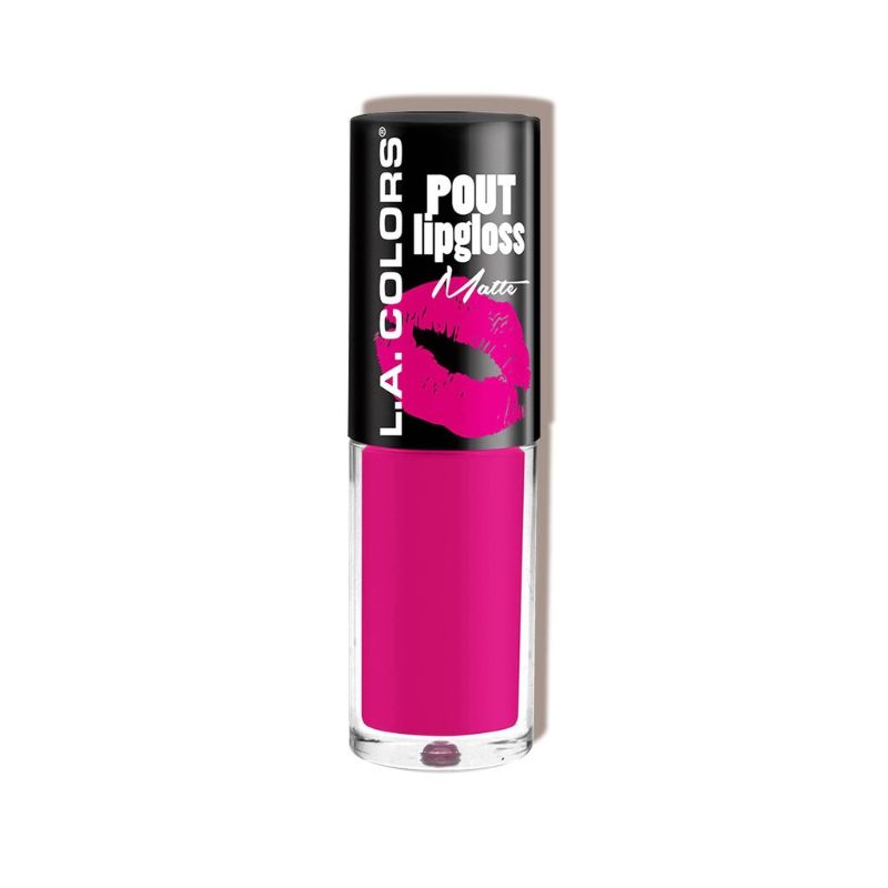 LA Colors Pout Matte Lipgloss in Sweet Lips offers a vibrant matte finish with long-lasting comfort and intense color.