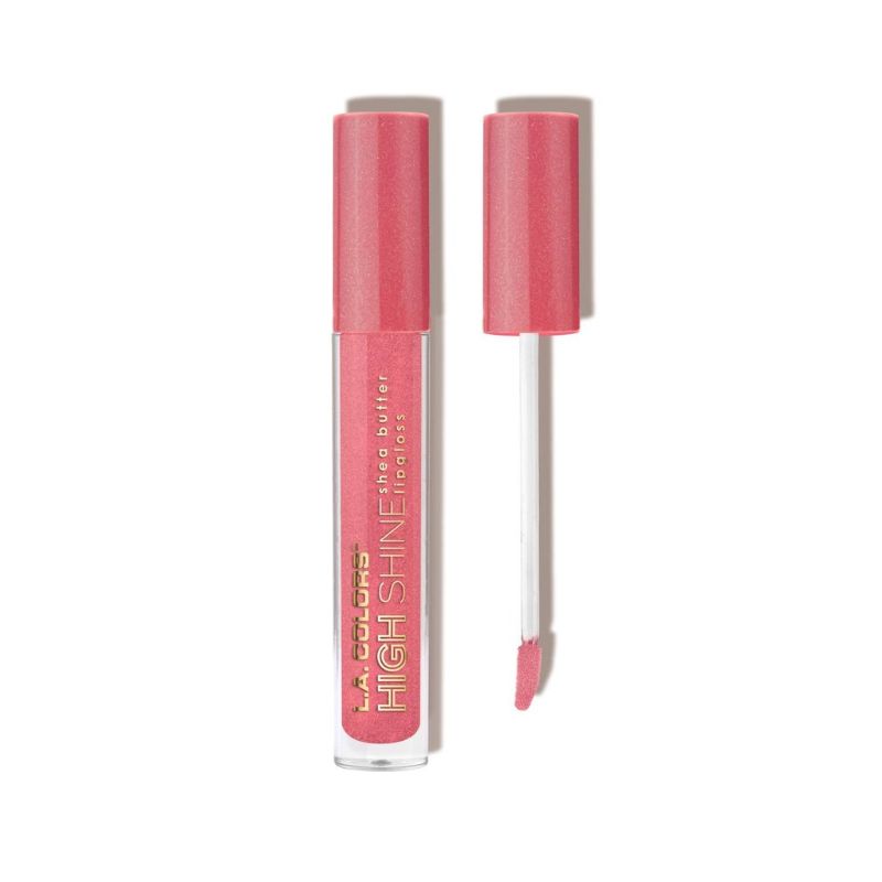 LA Colors High Shine Lipgloss Playful features vibrant color, glossy shine, and nourishing shea butter for soft, hydrated lips.