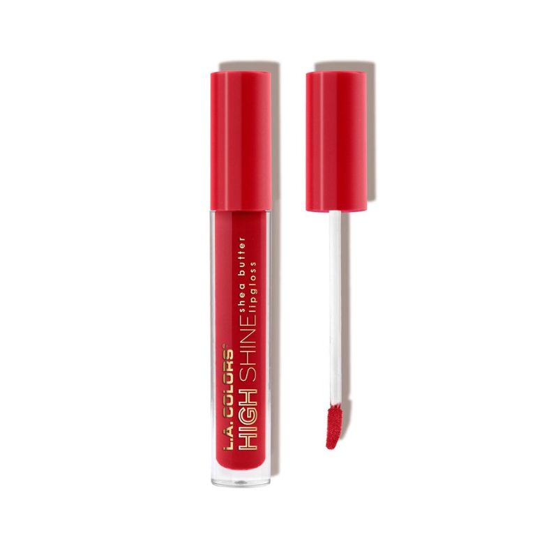 Vibrant LA Colors High Shine Lipgloss in Dynamite with intense color, shine, and nourishing formula for soft, hydrated lips.
