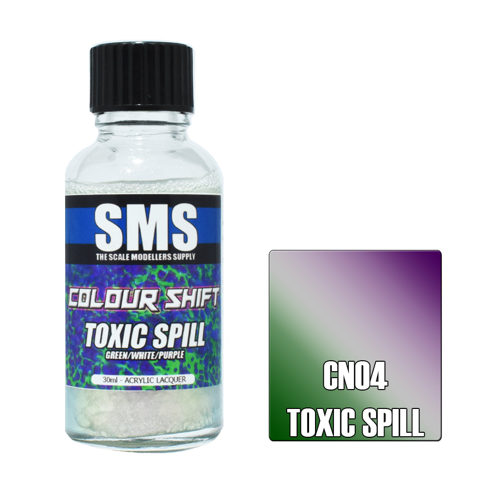 AIRBRUSH PAINT 30ML COLOUR SHIFT TOXIC SPILL ACRYLIC LACQUER SCALE