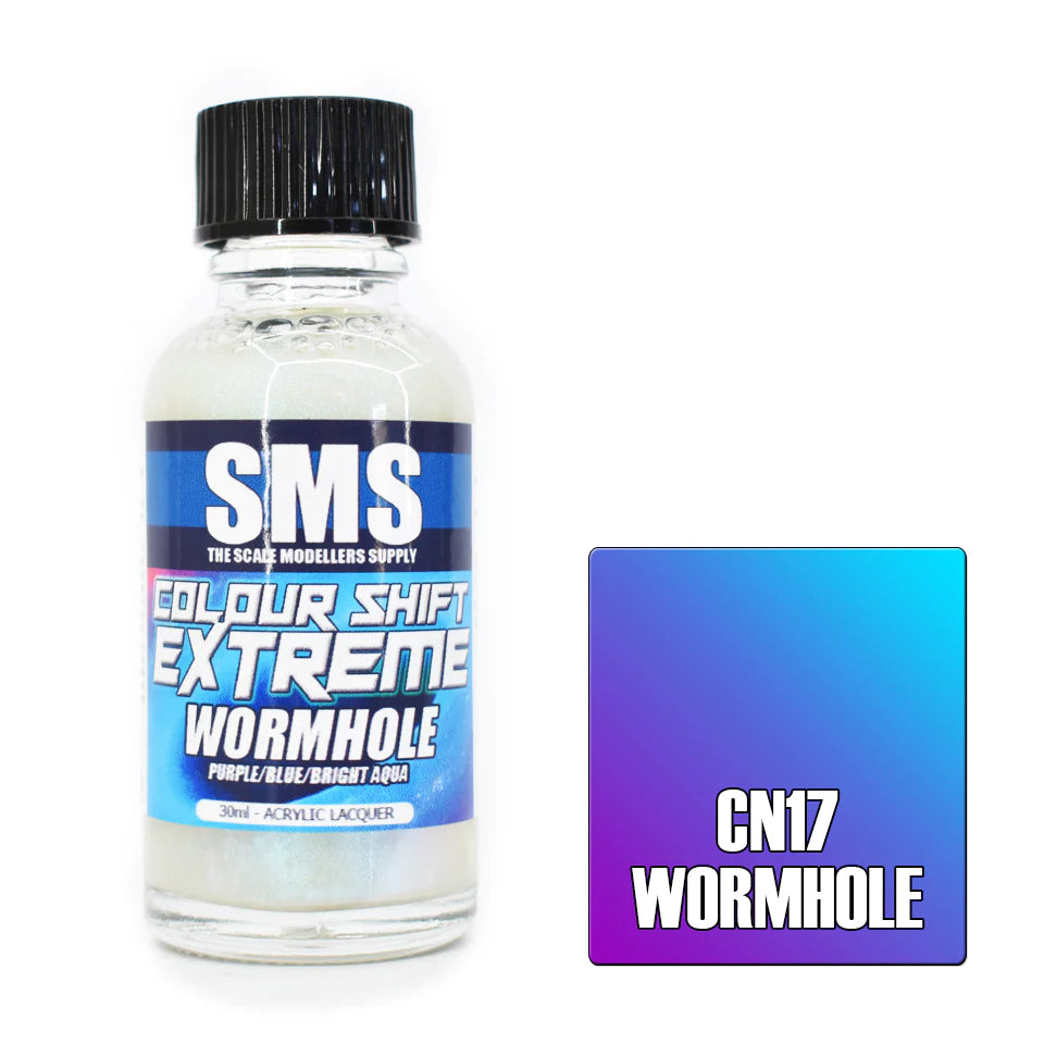AIRBRUSH PAINT 30ML COLOUR SHIFT EXTREME WORMHOLE ACRYLIC LACQUER SCALE