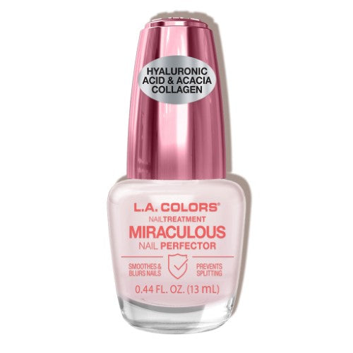 LA Colors Nail Perfector - all-in-one treatment revitalizes and strengthens nails with hyaluronic acid and collagen.