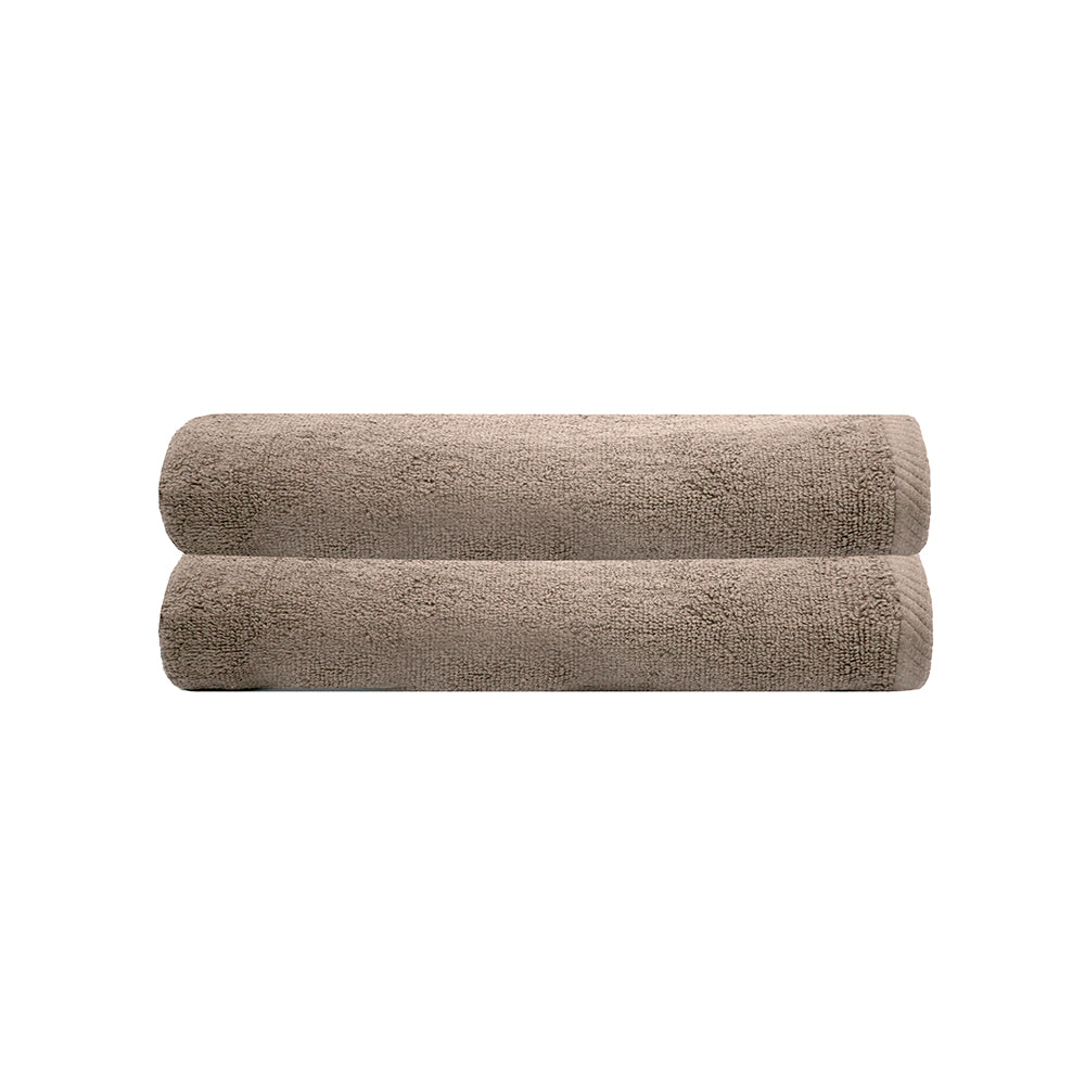 Chateau 2pack Bath Towel 68x137cm Latte- Bambury