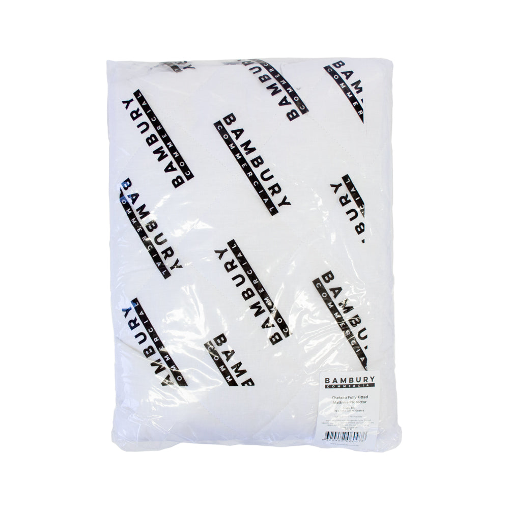 KIng Single Chateau Fully Fitted Mattress Protector- Bambury