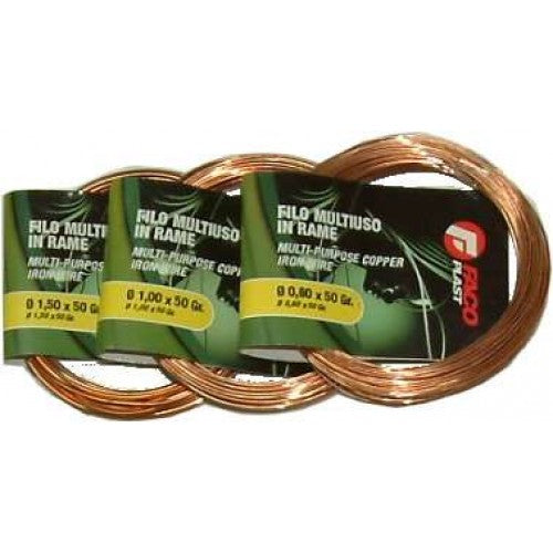 Wire Binding Copper 1.0mm 50g Coil Faco Plast - 7 Metres