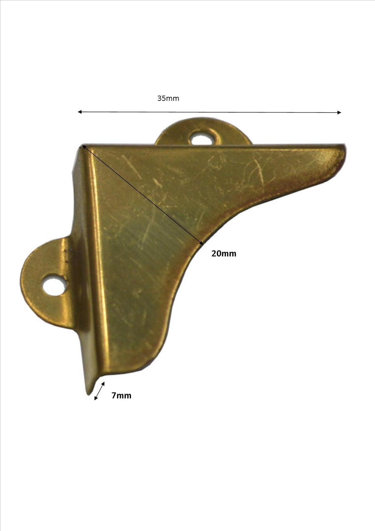 CORNERS Mirror Steel - No. 377B (Brass)