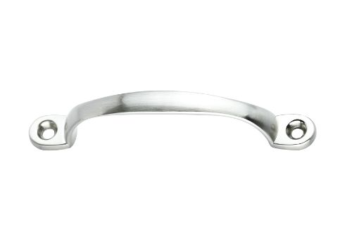 Single Hole Drawer Pull Handles 110mm Centres - Satin Nickel Plated