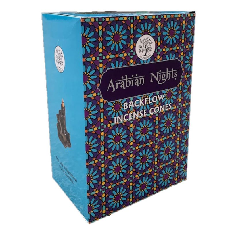 Incense - Sacred Tree Arabian Nights Backflow Cones 12pk