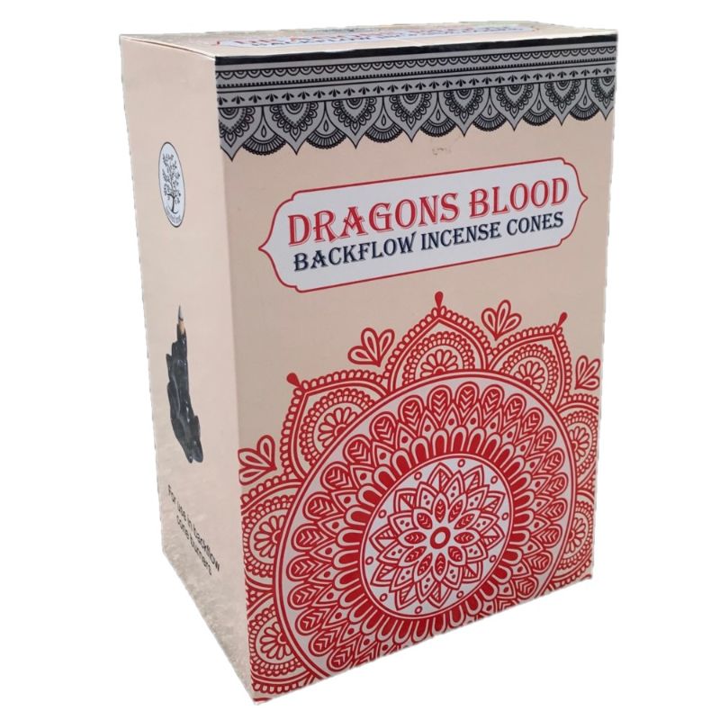 Incense - Sacred Tree Dragons Blood Backflow Cones 12pk