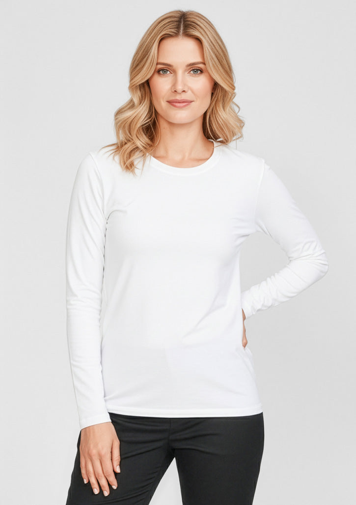 Performance Womens Long Sleeve Tee - Midnight Navy
