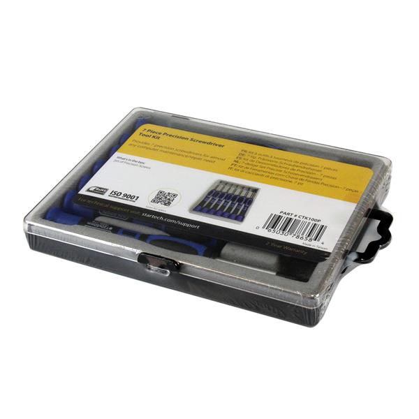 7 Piece Precision Screwdriver Kit with essential tools for computer repair, backed by a 2-year warranty.