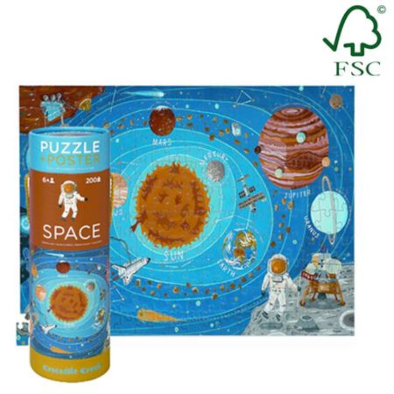 Croc Creek Puzzle + Poster Space 200pc