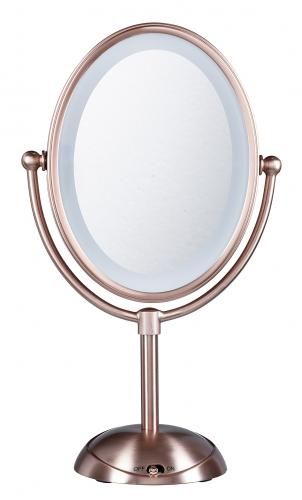 LED Lighted Mirror Rose Gold