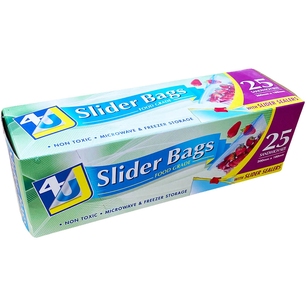 4U Sandwich Bags 200x180mm 25pk