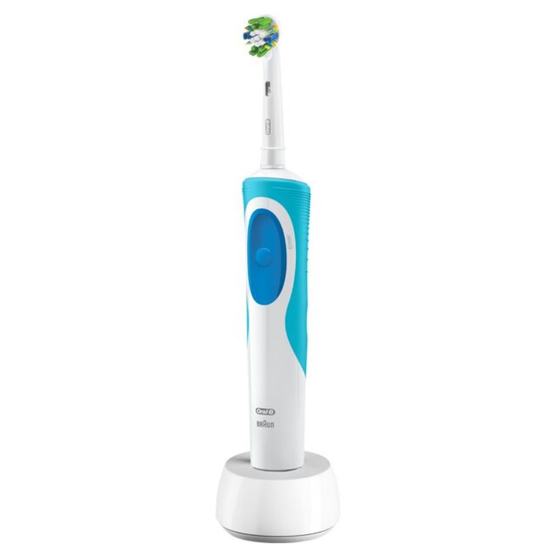 Oral-B Vitality FlossAction Electric Toothbrush with MicroPulse bristles for superior plaque removal and color-changing bristles.
