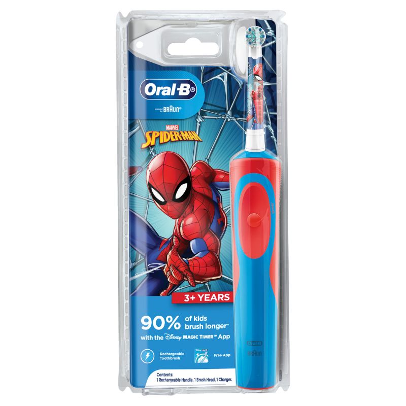 Electric Toothbrush - Oral-B Stages Power Spiderman 3+ Years