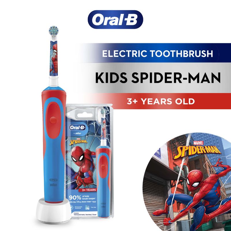 Electric Toothbrush - Oral-B Stages Power Spiderman 3+ Years