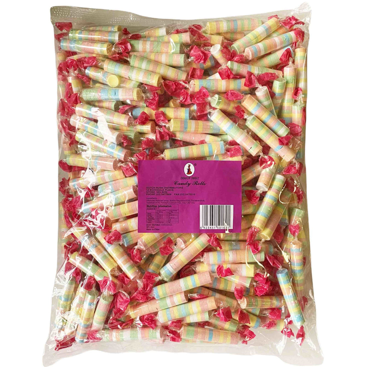 Dragon Candy Rolls 4.5g- Bag of 300 units